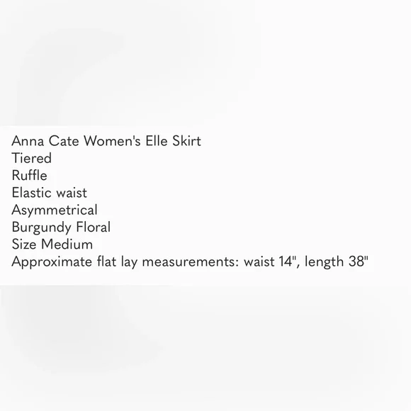 Asymmetrical Red and Pink Skirt - Picture 7 of 7